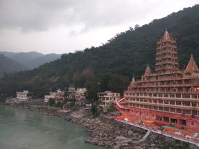 View of Rishikesh from Ram Jhula